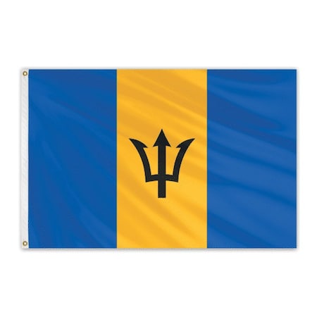 Barbados Outdoor Nylon Flag 12x18